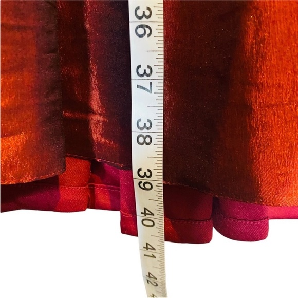 NEW without tags Elegant Rust Burnt Orange Floor Length Mermaid Gown Skirt XS/S - Picture 6 of 7